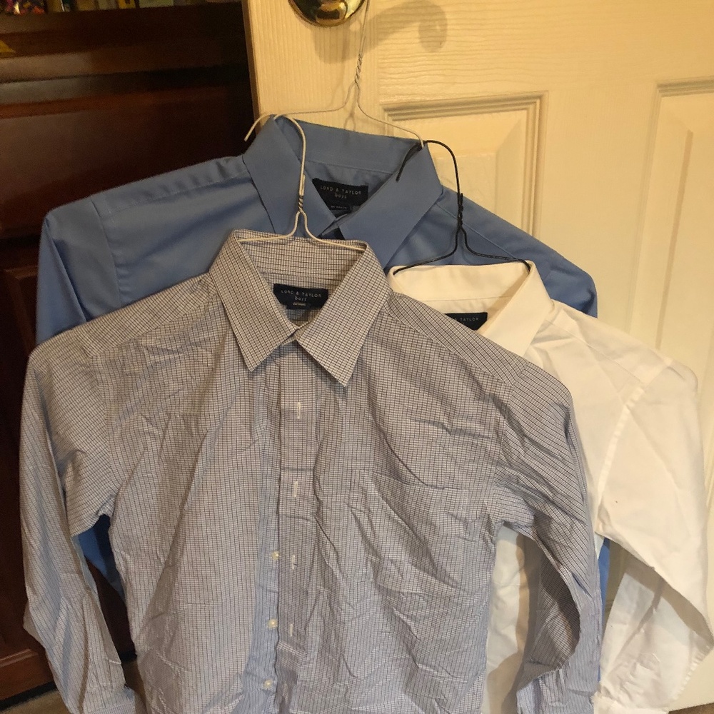 Lord & Taylor long sleeve dress shirts